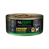 Nutripe Pure Chicken & Green Tripe Gum-Free Wet Cat Canned Food