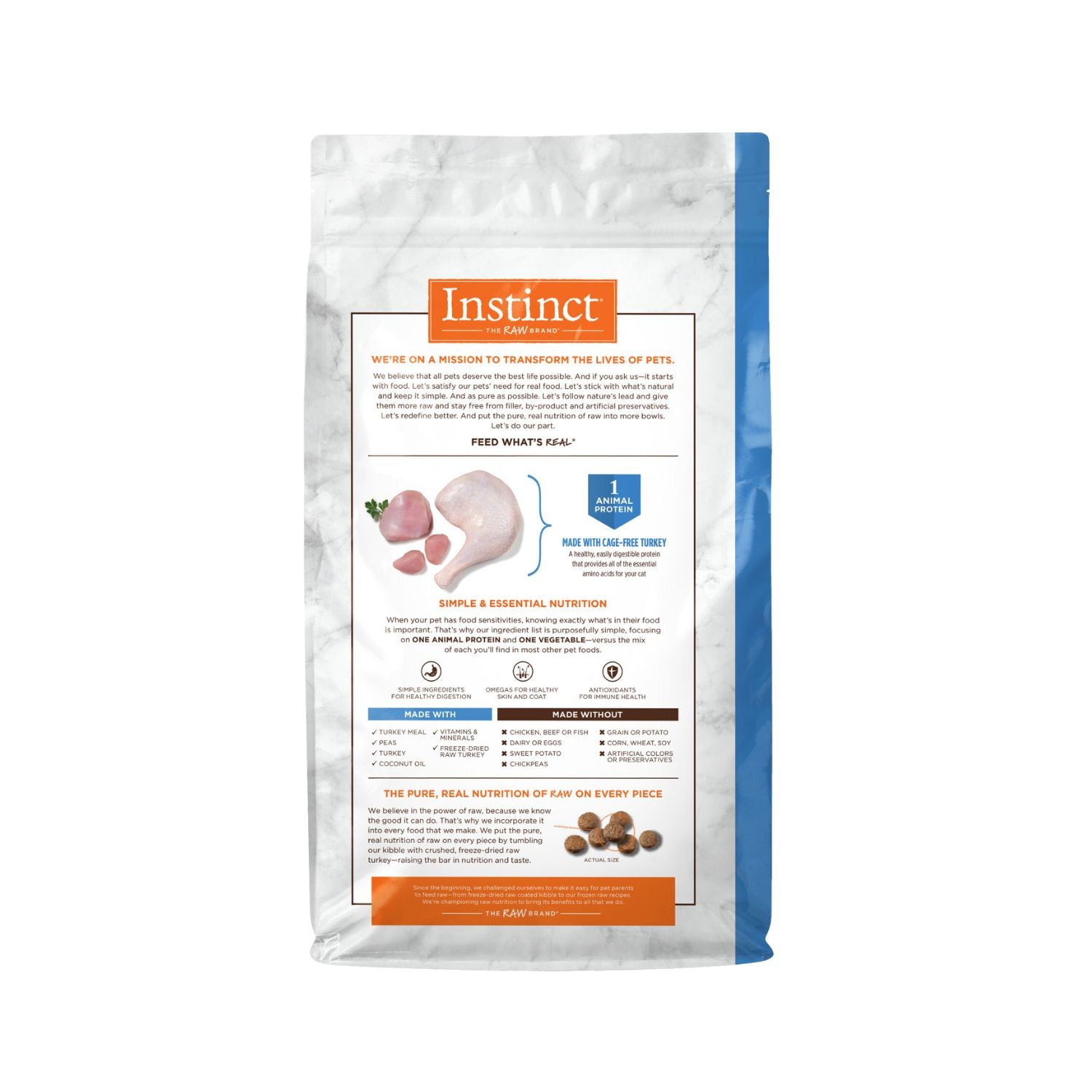 Instinct Limited Ingredient Diet Grain-Free Recipe with Real Turkey Dry Cat Food