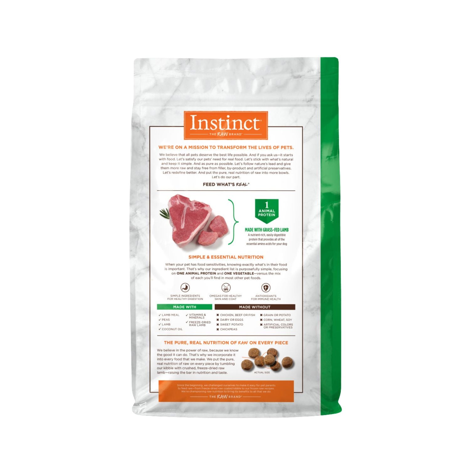 Instinct Limited Ingredient Diet Grain-Free Recipe with Real Lamb Dry Dog Food