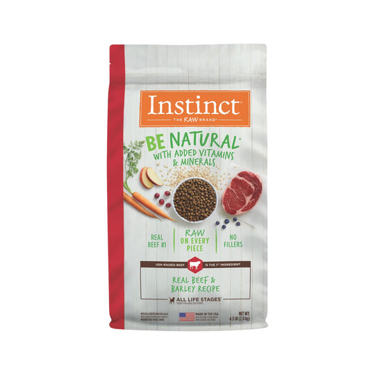 Instinct Be Natural Real Beef & Barley Recipe Dry Dog Food