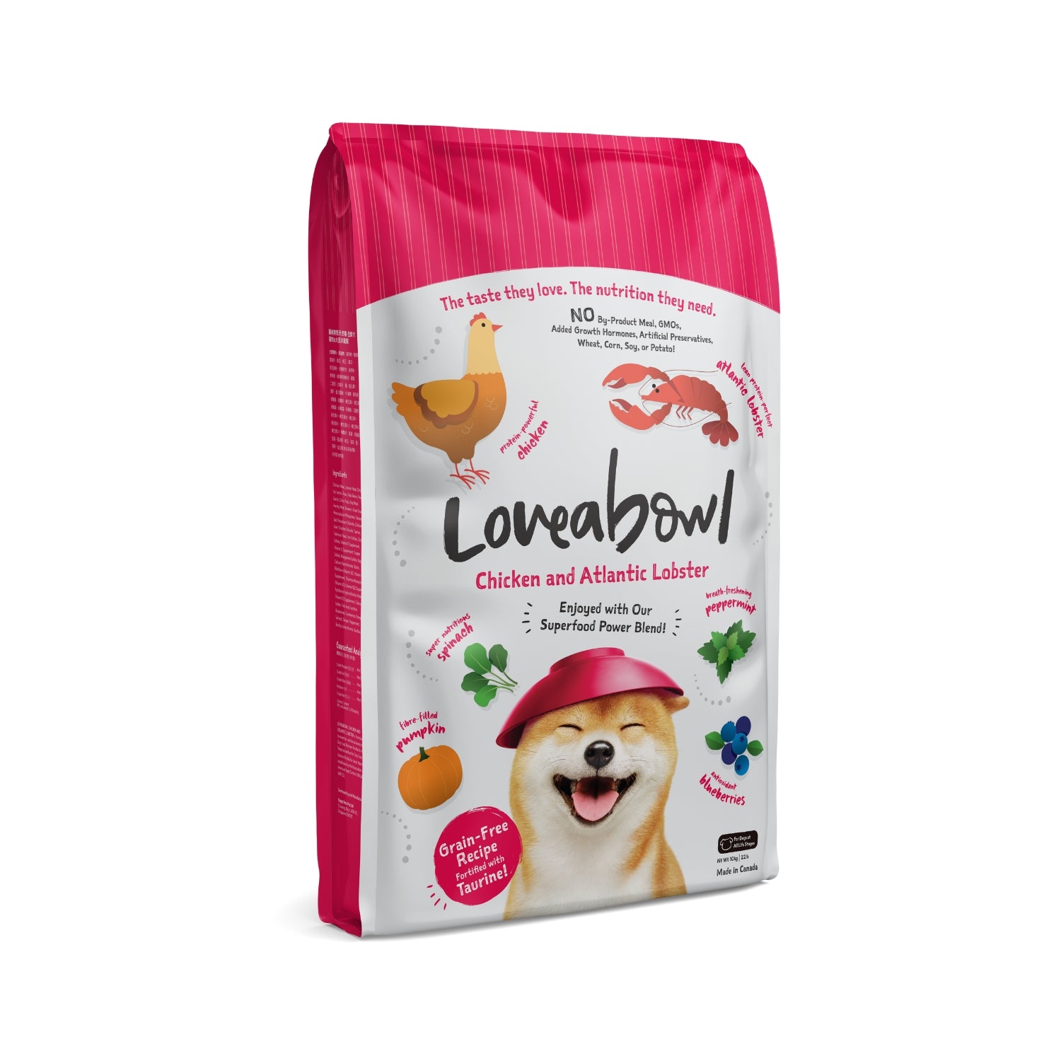 Loveabowl Grain Free Chicken & Lobster Dry Dog Food