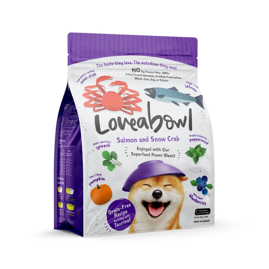 Loveabowl Grain Free Salmon & Snow Crab Dry Dog Food