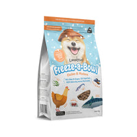 Loveabowl Freeze-a-Bowl Freeze Dried Raw Chicken & Mackerel Dog Food