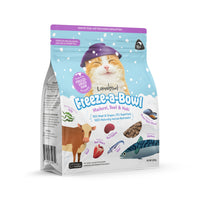 Loveabowl Freeze-a-Bowl Freeze Dried Raw Chicken & Mackerel Cat Food