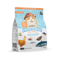 Loveabowl Freeze-a-Bowl Freeze Dried Raw Chicken & Mackerel Cat Food