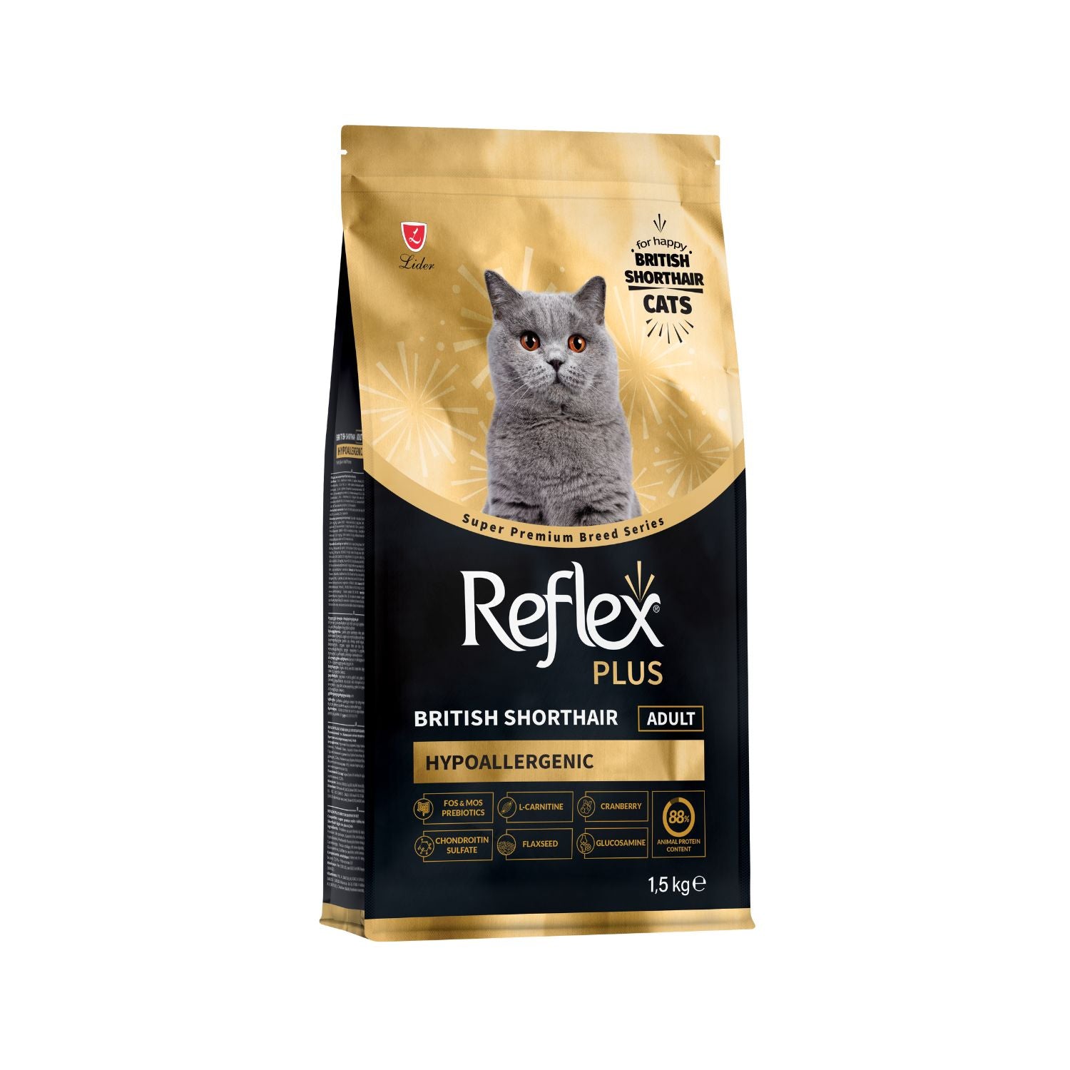 Reflex Plus Adult British Short Hair Dry Cat Food
