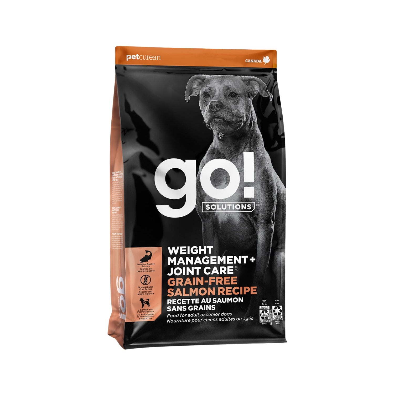 Go! Solution Weight Management + Joint Care Grain Free Salmon Recipe Dog Dry Food