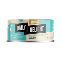 Daily Delight Mousse Wet Cat Food - Tuna & Sardine