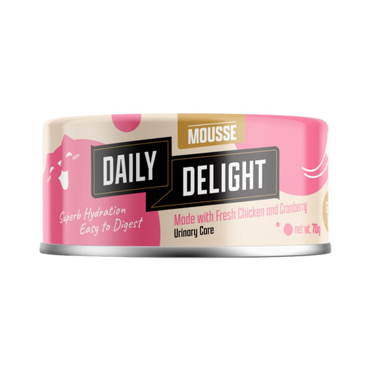 Daily Delight Mousse Wet Cat Food - Chicken & Cranberry