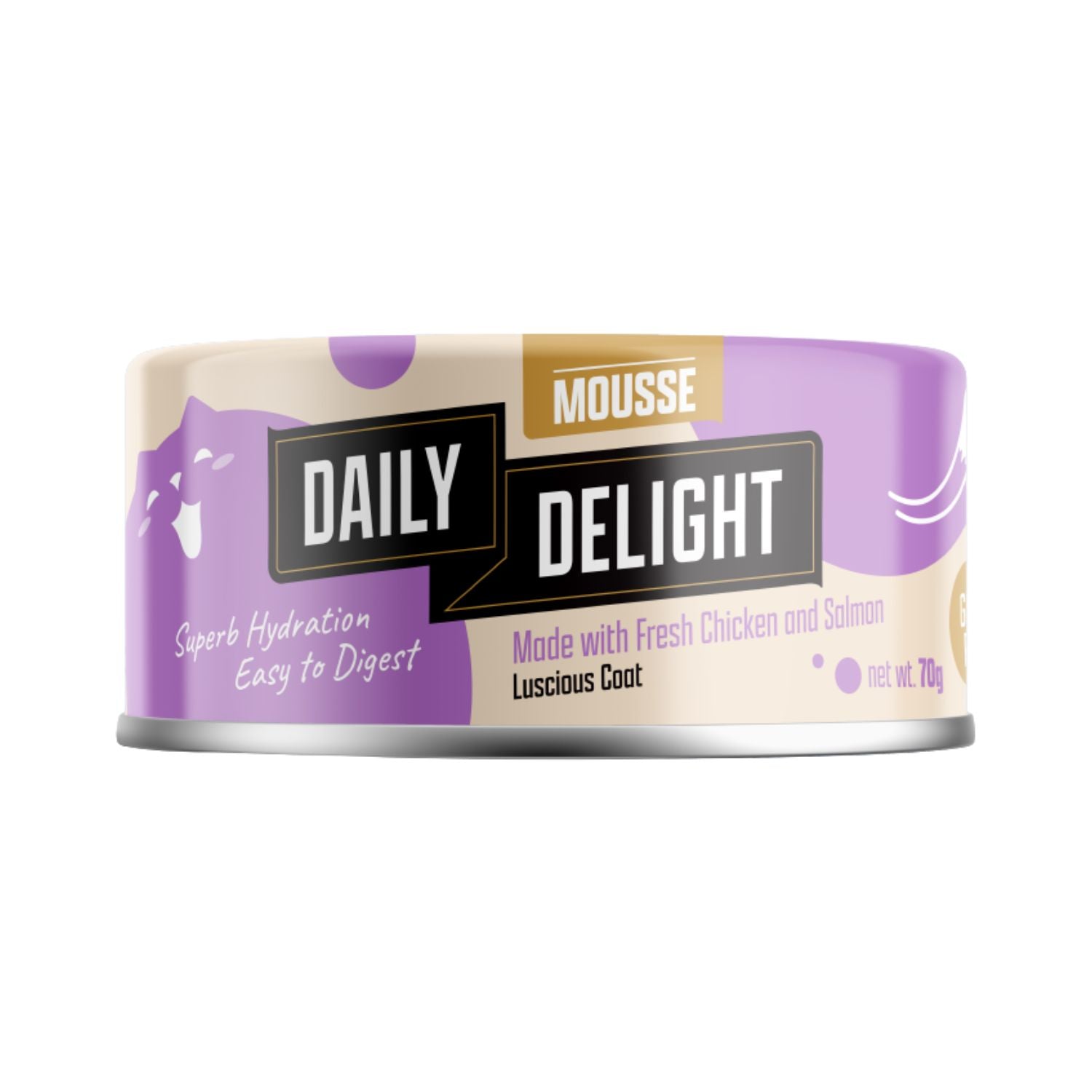 Daily Delight Mousse Wet Cat Food - Chicken & Salmon