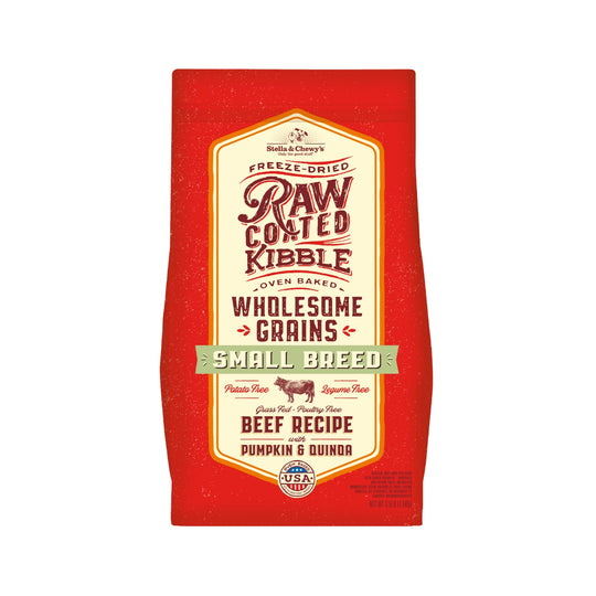 Stella & Chewy's Raw Coated Kibble Wholesome Grains Beef Small Breed Dry Dog Food
