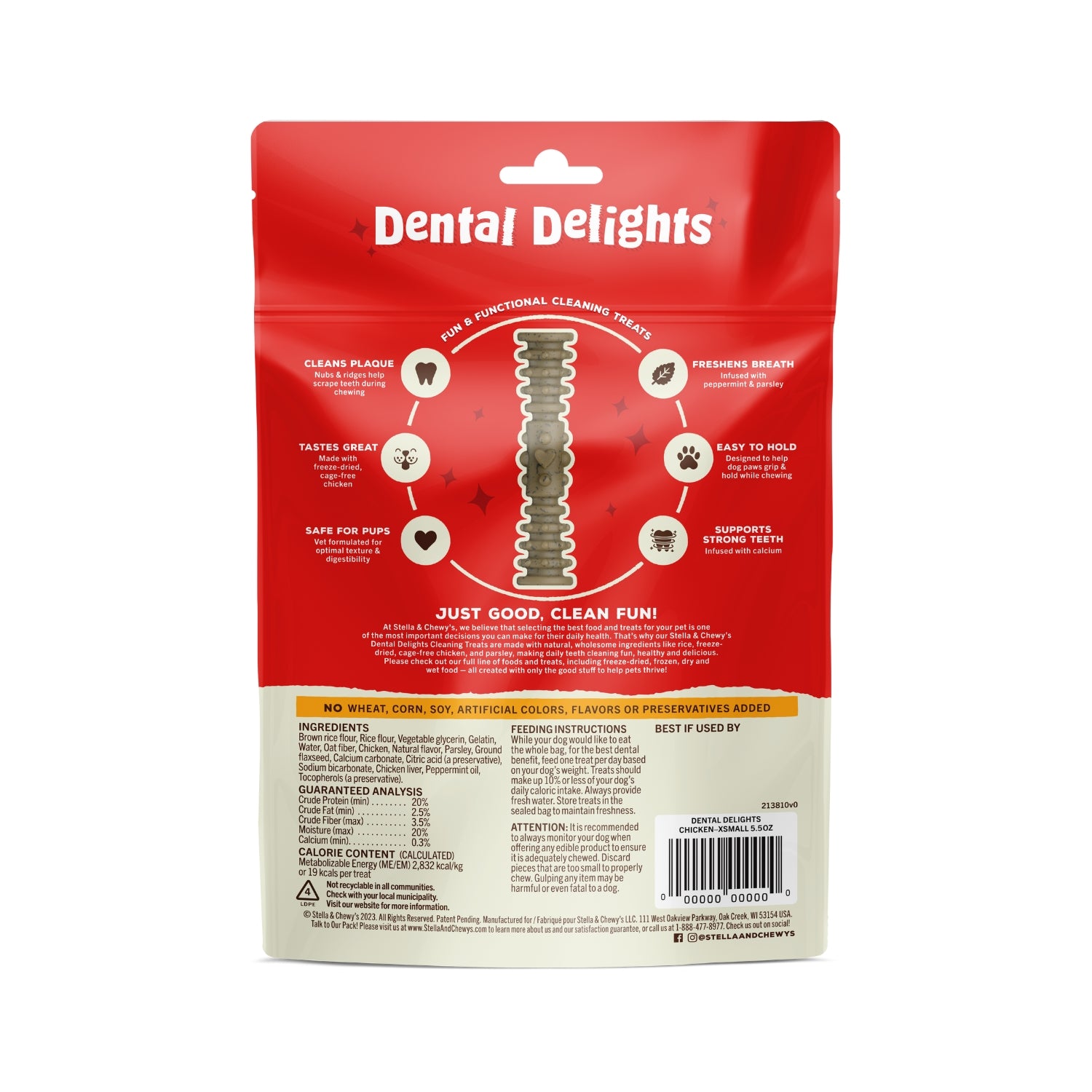 Stella & Chewy's Dental Delights Dental Dog Treats