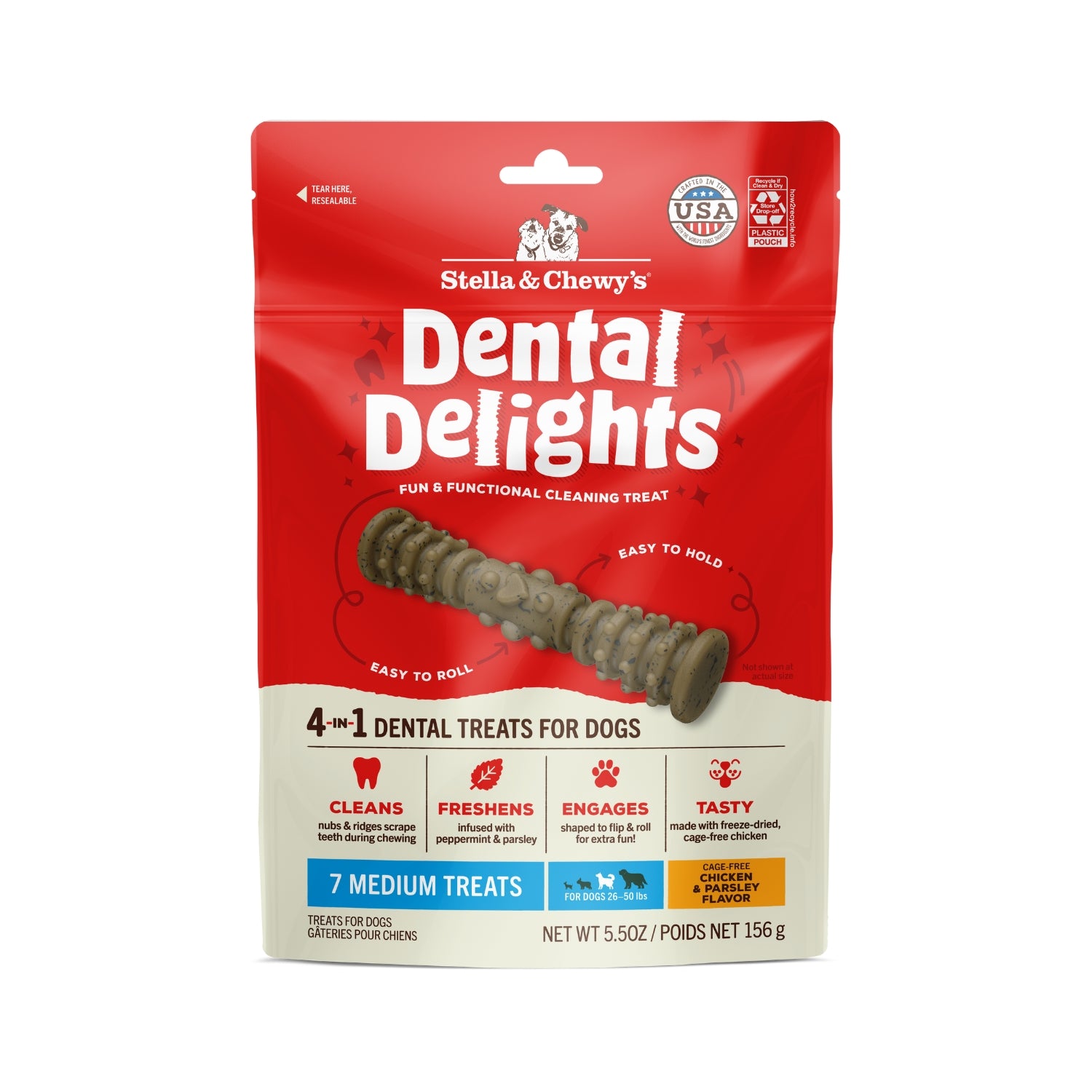 Stella & Chewy's Dental Delights Dental Dog Treats