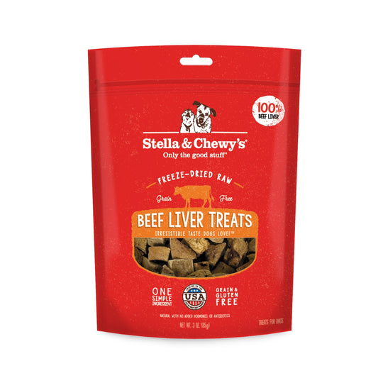 Stella & Chewy’s Freeze Dried Single Ingredient Beef Liver Dog Treats