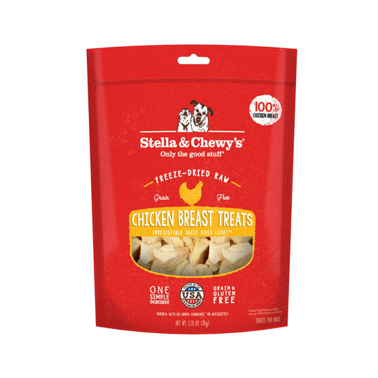 Stella & Chewy’s Freeze Dried Single Ingredient Chicken Breast Dog Treats