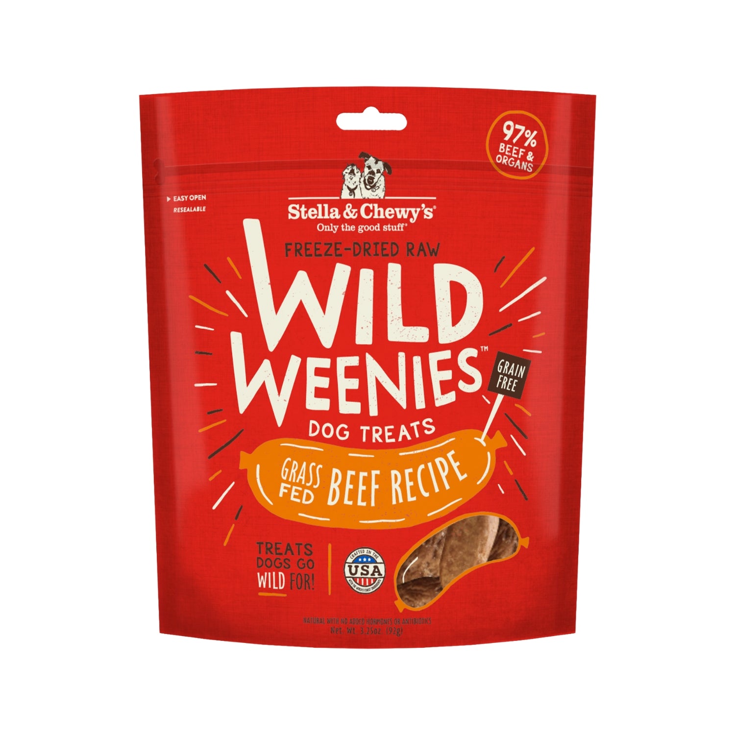 Stella & Chewy’s Freeze Dried Wild Weenies Grass Fed Beef Dog Treats