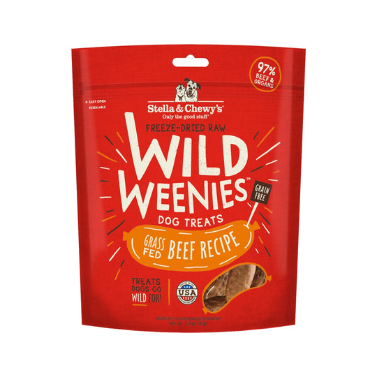 Stella & Chewy’s Freeze Dried Wild Weenies Grass Fed Beef Dog Treats