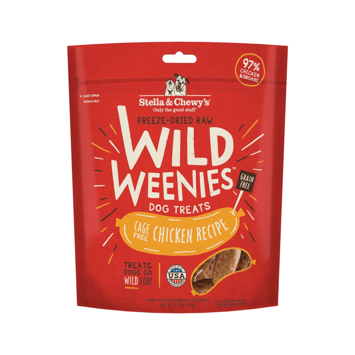 Stella & Chewy’s Freeze Dried Wild Weenies Cage Free Chicken Dog Treats