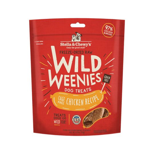 Stella & Chewy’s Freeze Dried Wild Weenies Cage Free Chicken Dog Treats