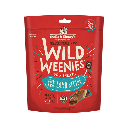 Stella & Chewy’s Freeze Dried Wild Weenies Grass Fed Lamb Dog Treats