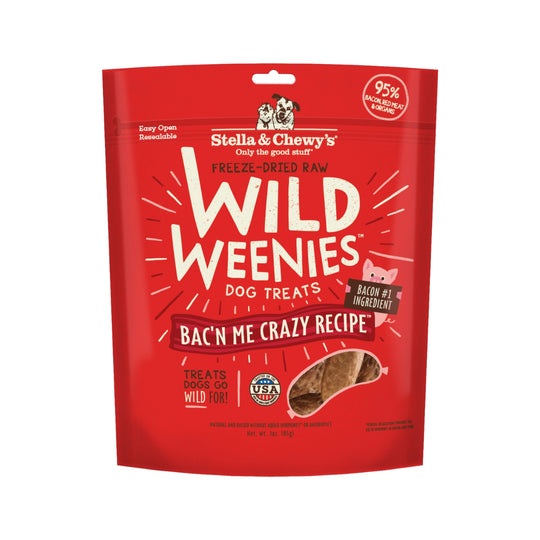 Stella & Chewy’s Freeze Dried Wild Weenies Bac'N Me Crazy Recipe Dog Treats