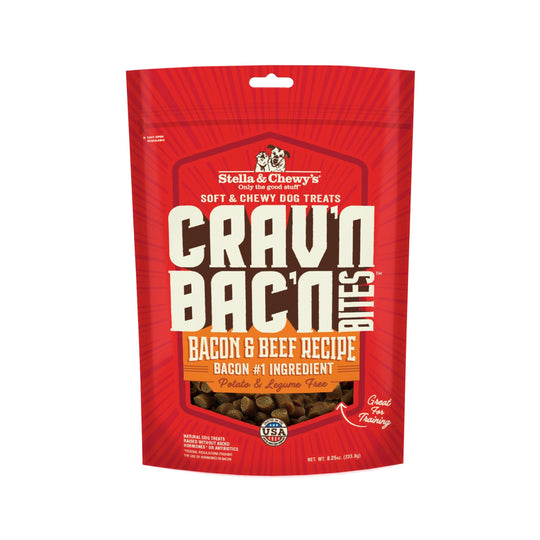 Stella & Chewy’s Crav’n Bac’n Bites Bacon & Beef Recipe Dog Treats