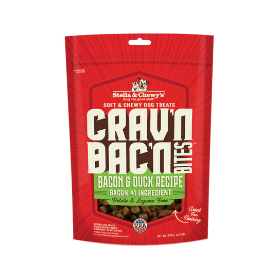 Stella & Chewy’s Crav’n Bac’n Bites Bacon & Duck Recipe Dog Treats