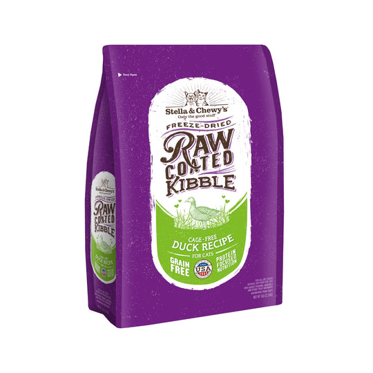 Stella & Chewy’s Raw Coated Kibble Cage Free Duck Grain-Free Dry Cat Food