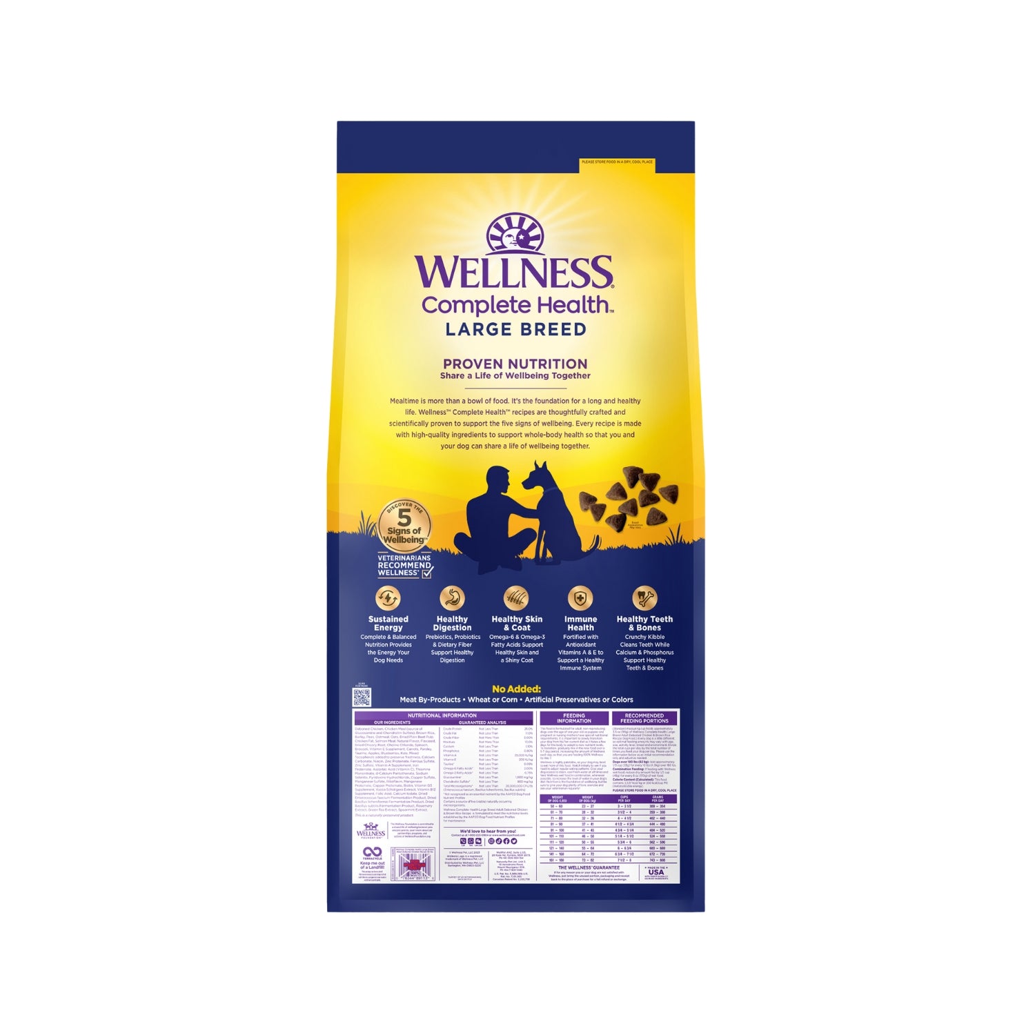 Wellness Complete Health Adult Large Breed Dry Dog Food