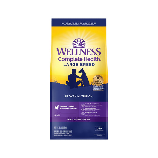 Wellness Complete Health Adult Large Breed Dry Dog Food