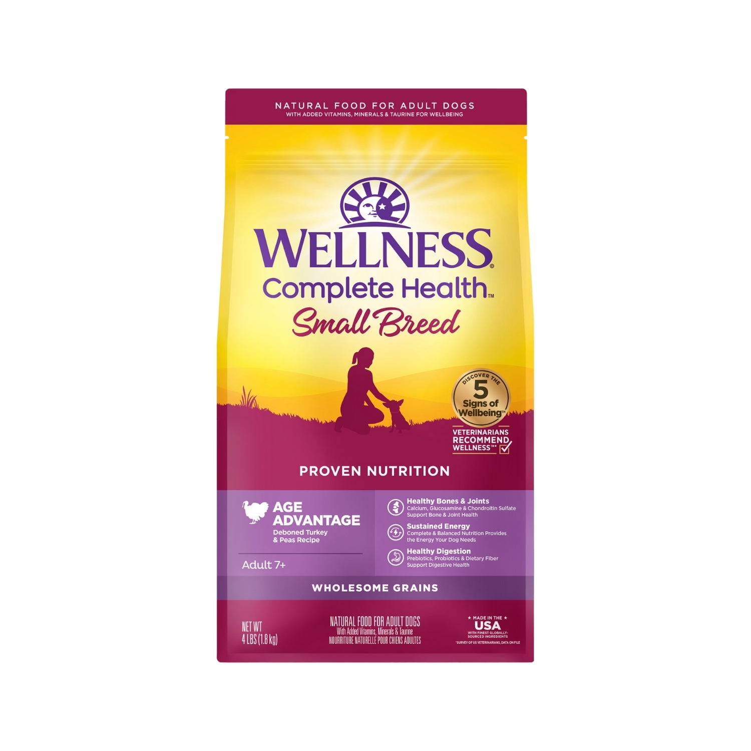 Wellness Complete Health Small Breed Age Advantage Senior Dry Dog Food