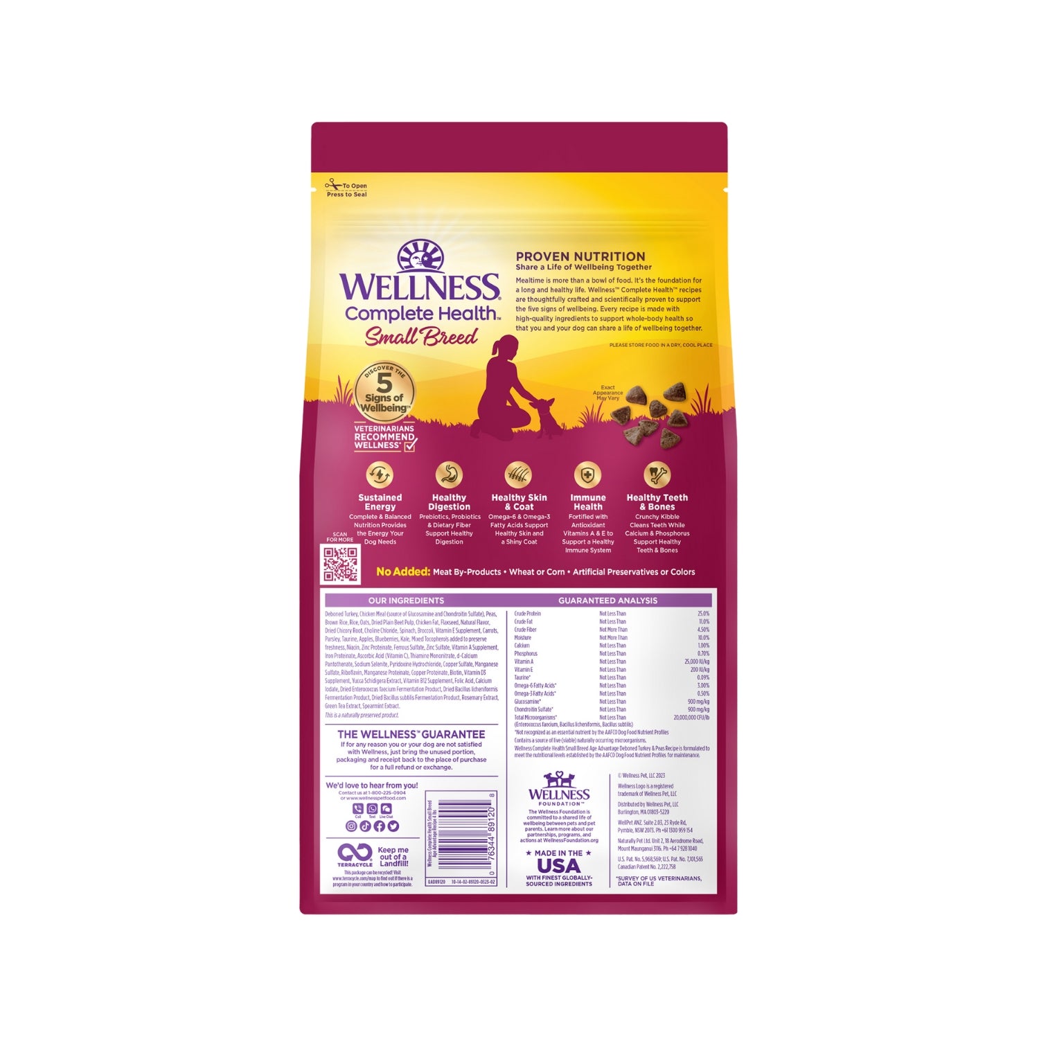 Wellness Complete Health Small Breed Age Advantage Senior Dry Dog Food