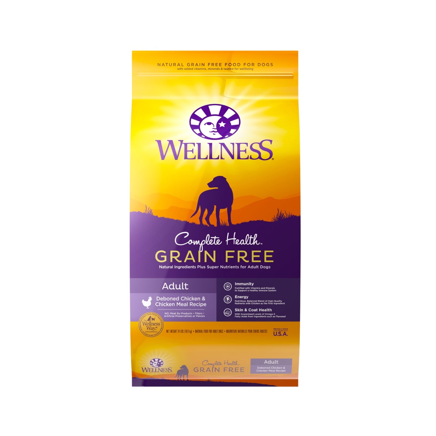 Wellness Complete Health Grain Free Adult Deboned Chicken & Chicken Meal Recipe Dry Dog Food