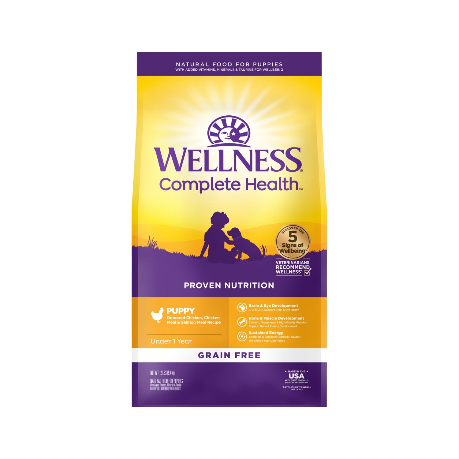 Wellness Complete Health Grain-Free Puppy Dry Dog Food