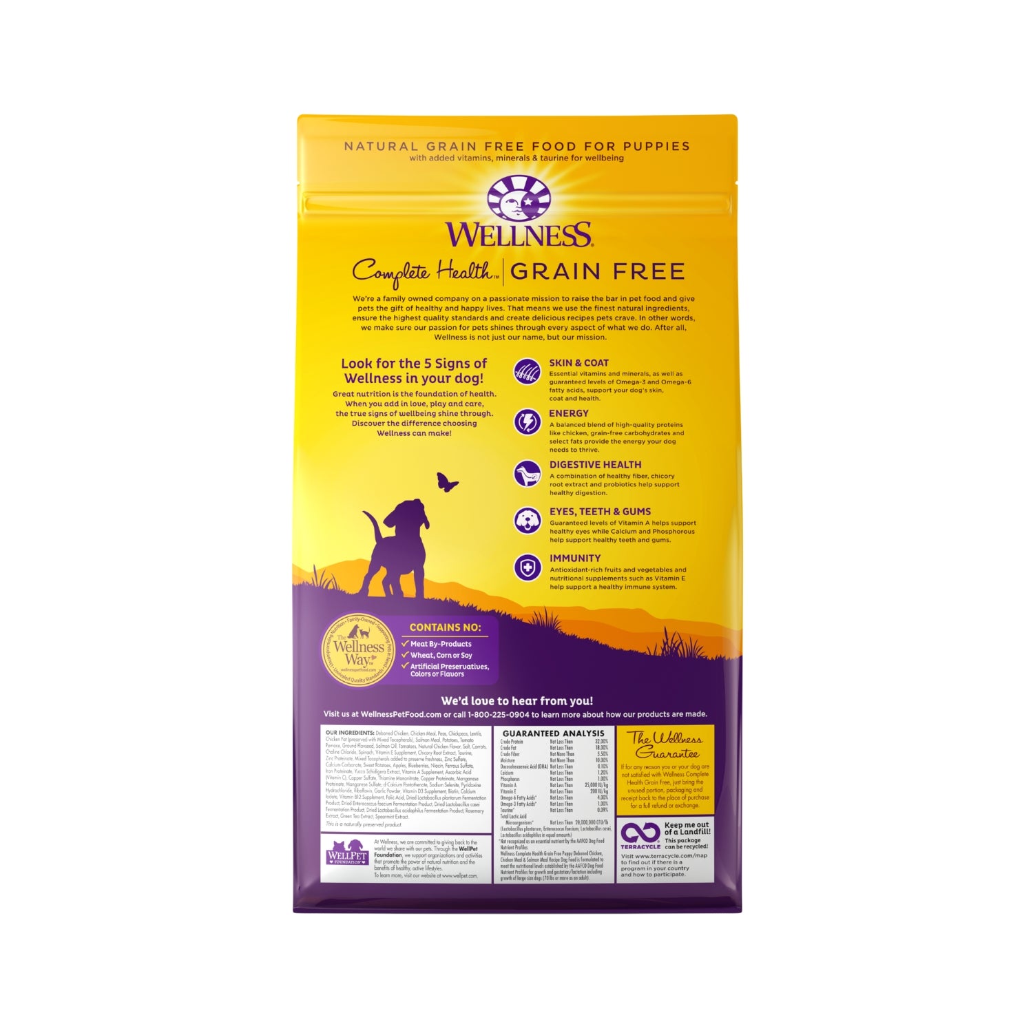 Wellness Complete Health Grain-Free Puppy Dry Dog Food