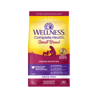 Wellness Complete Health Grain Free Deboned Turkey, Chicken & Salmon Recipe Small Breed Dry Dog Food