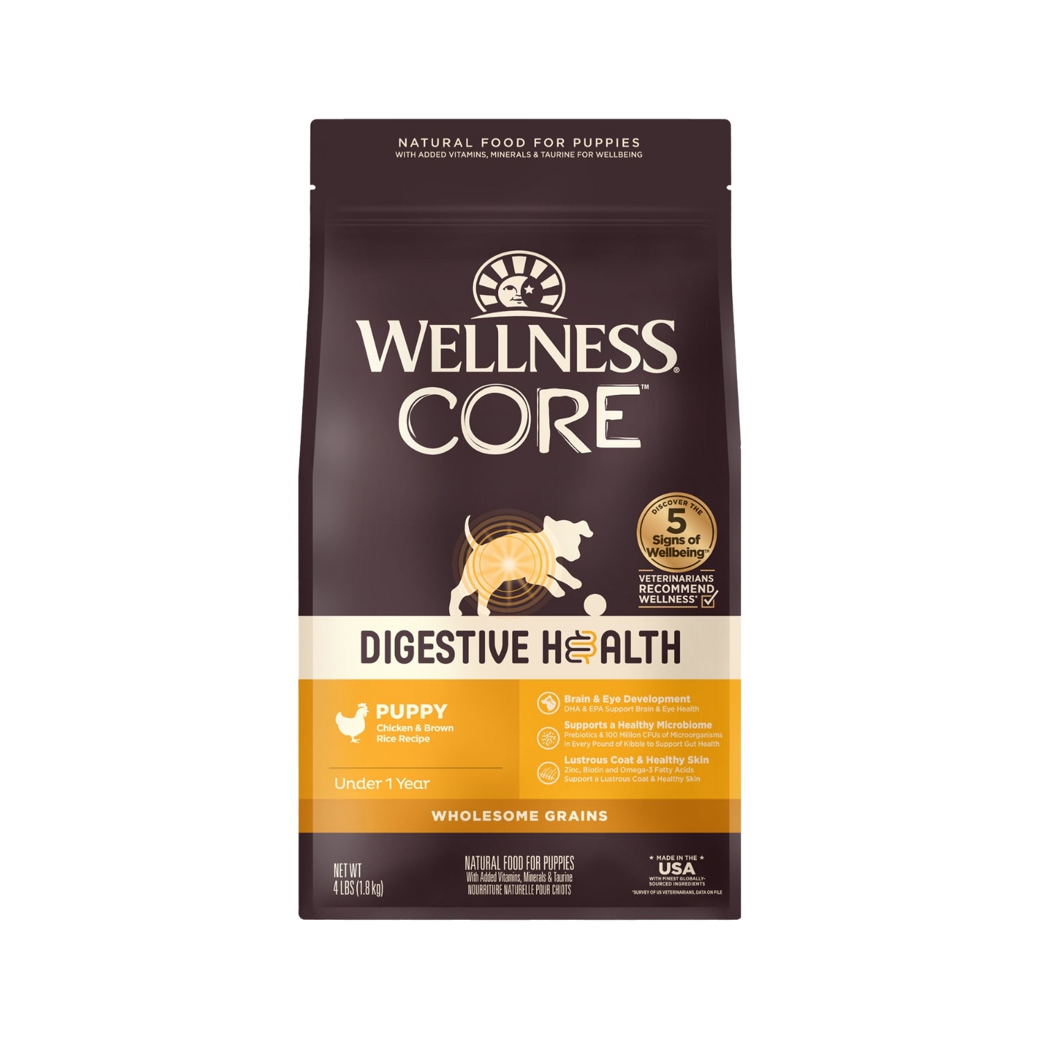 Wellness CORE Digestive Health Puppy Chicken & Brown Rice Recipe Dry Dog Food