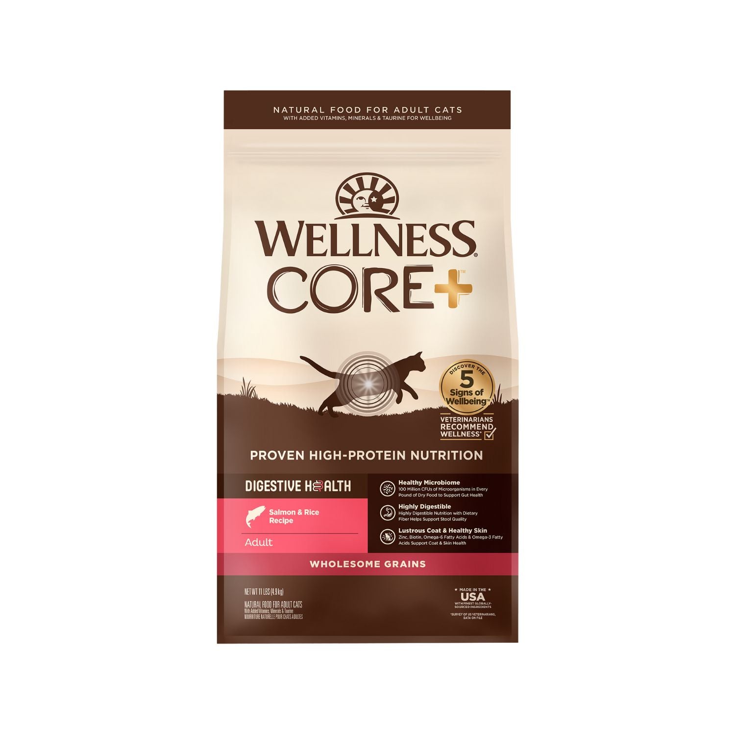 Wellness CORE Digestive Health Salmon & Rice Recipe Dry Cat Food