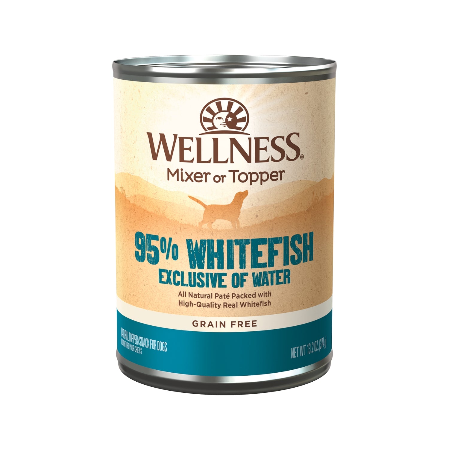 Wellness 95% Grain Free Whitefish Wet Dog Food