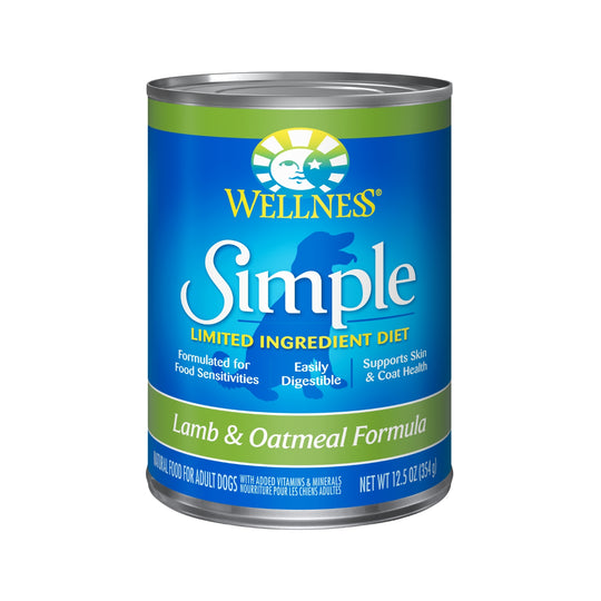 Wellness Simple Limited Ingredient Diet Lamb & Oatmeal Wet Dog Food