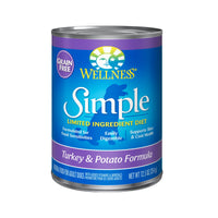 Wellness Simple Limited Ingredient Diet Turkey & Potato Wet Dog Food