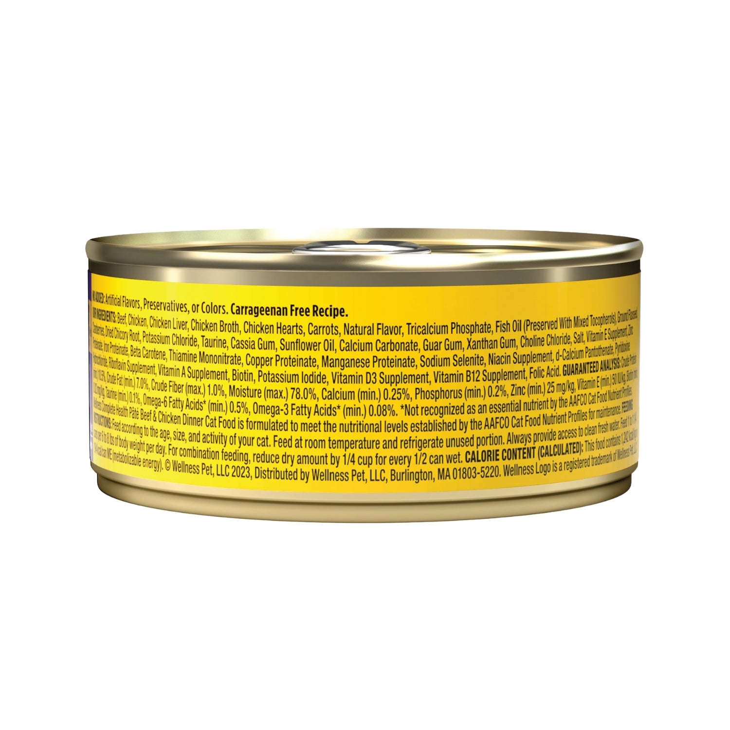Wellness Complete Health Grain-Free Beef & Chicken Pate Canned Cat Food