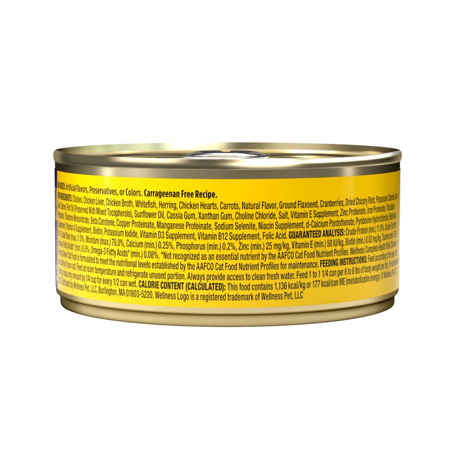 Wellness Complete Health Grain-Free Chicken & Herring Pate Canned Cat Food