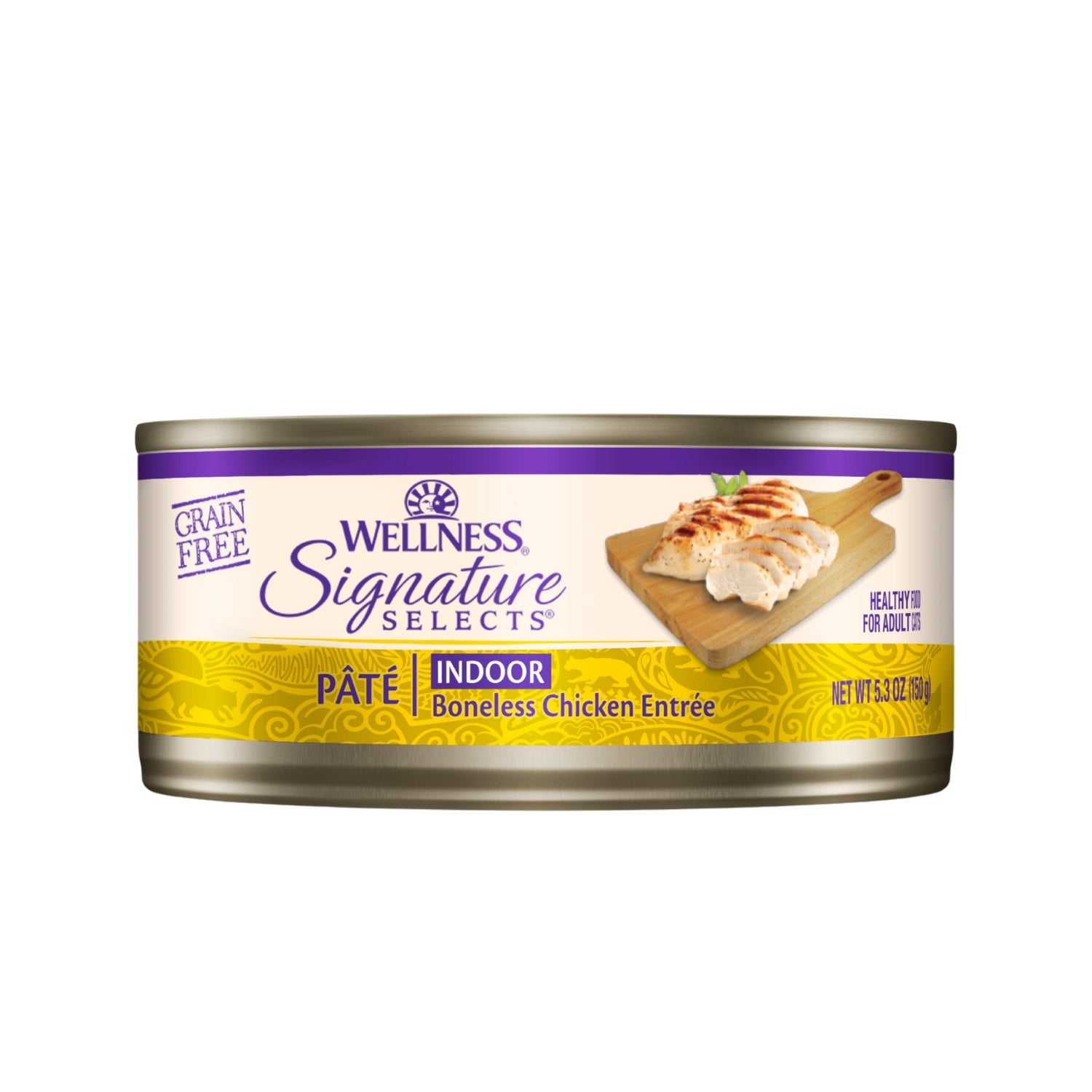 Wellness CORE Signature Selects Grain-Free Paté Indoor Boneless Chicken Entrée Canned Cat Food