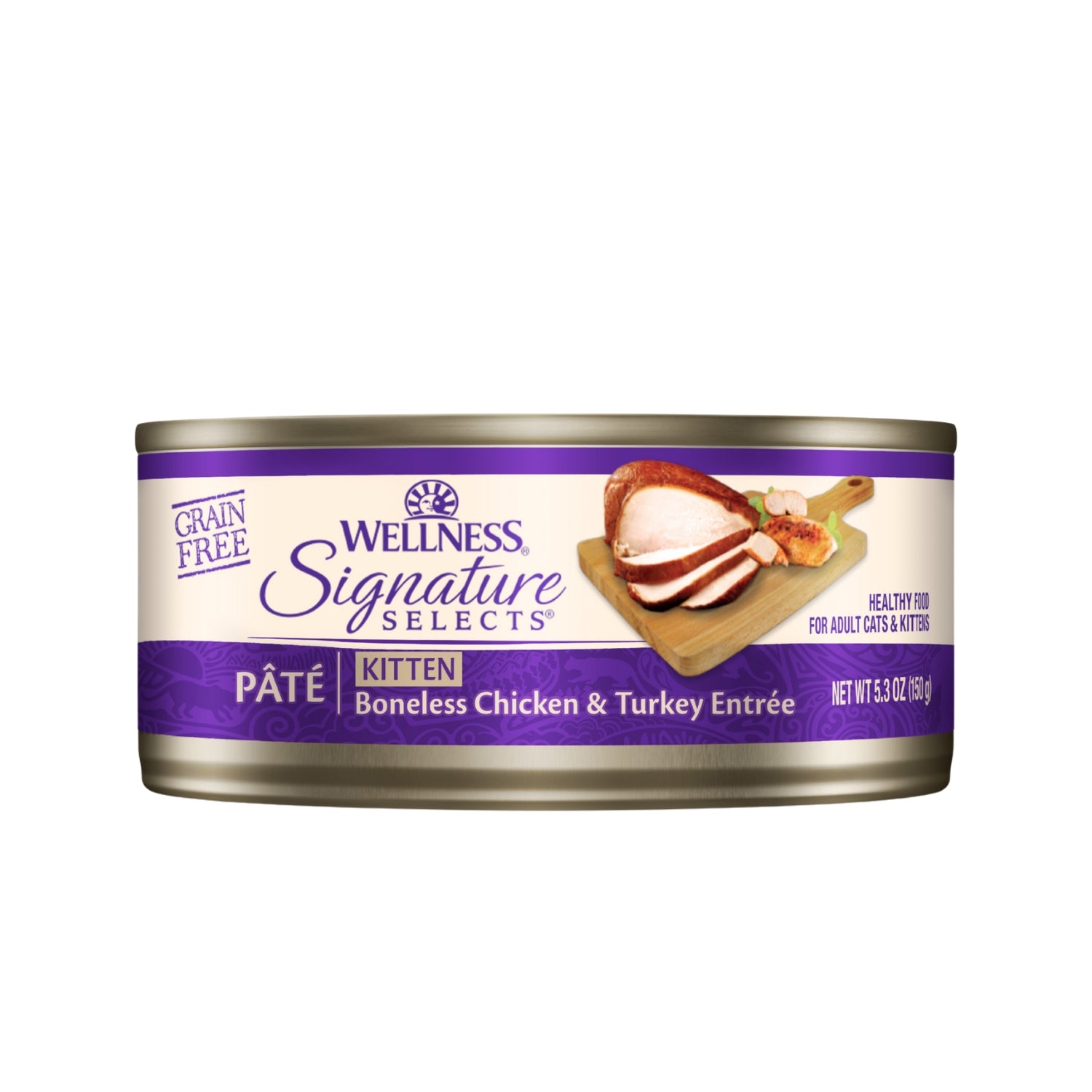 Wellness CORE Signature Selects Grain-Free Paté Chicken & Turkey Entrée Kitten Canned Cat Food