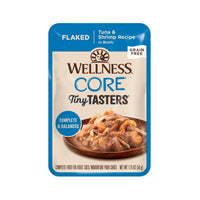 Wellness Tiny Tasters Grain-Free Flaked Tuna & Shrimp Pouch Cat Food