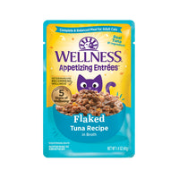 Wellness Appetizing Entrees Flaked Tuna Recipe Pouch Cat Food