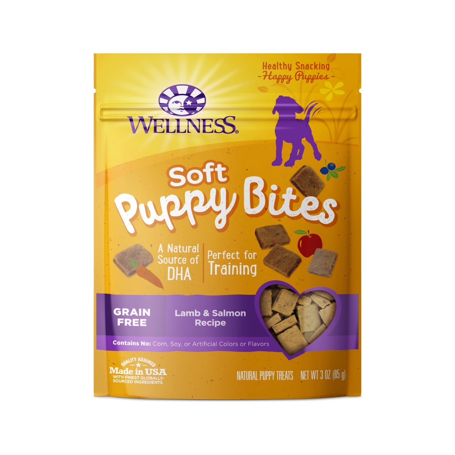 Wellness Puppy Bites Bites Soft Lamb & Salmon Recipe Dog Treats