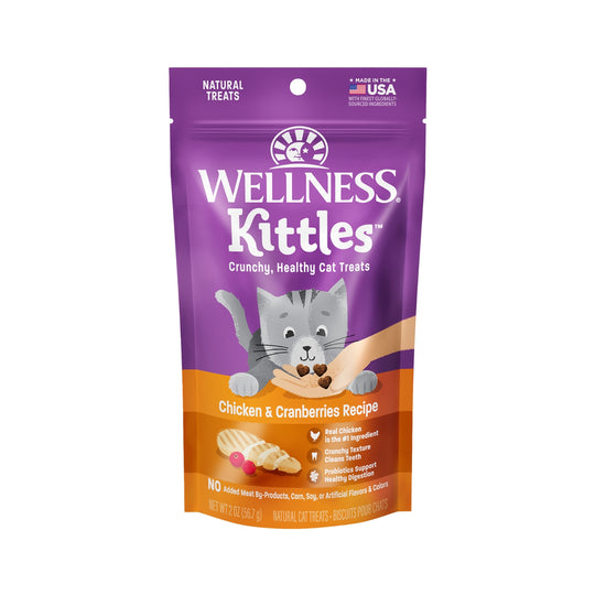Wellness Kittles Chicken & Cranberries Cat Treats