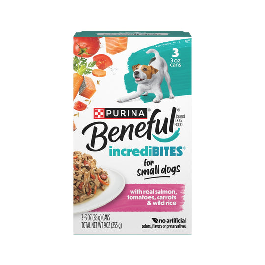 BENEFUL IncrediBites Salmon with Gravy for Small Dogs Wet Dog Food
